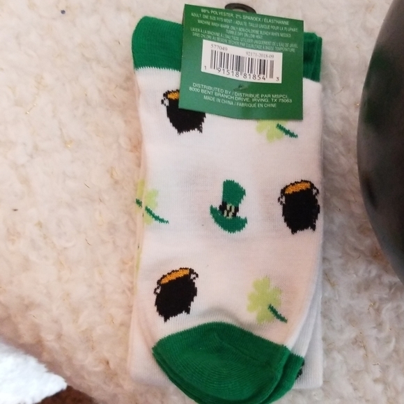 Lucky St. Patrick's Day Rainbow T & Sock Set - Picture 3 of 8